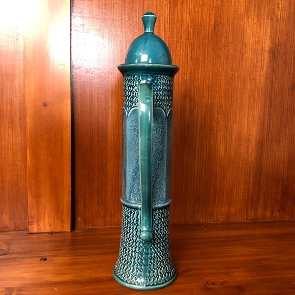 UNUSUAL MAJOLICA NORLEANS VTG AES JAPAN CERAMIC MEDIEVAL CASTLE KEEP TEA POT/MUG - Picture 6 of 13